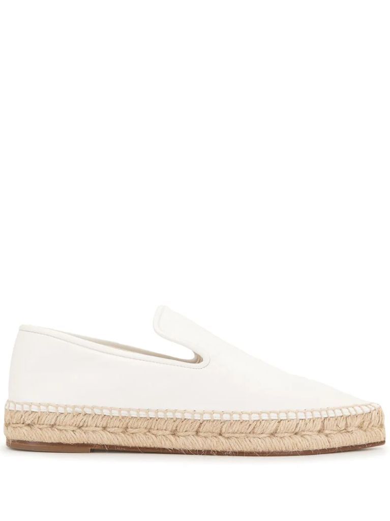 pre-owned round toe espadrilles