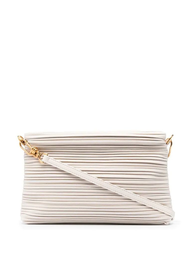 JO pleated clutch