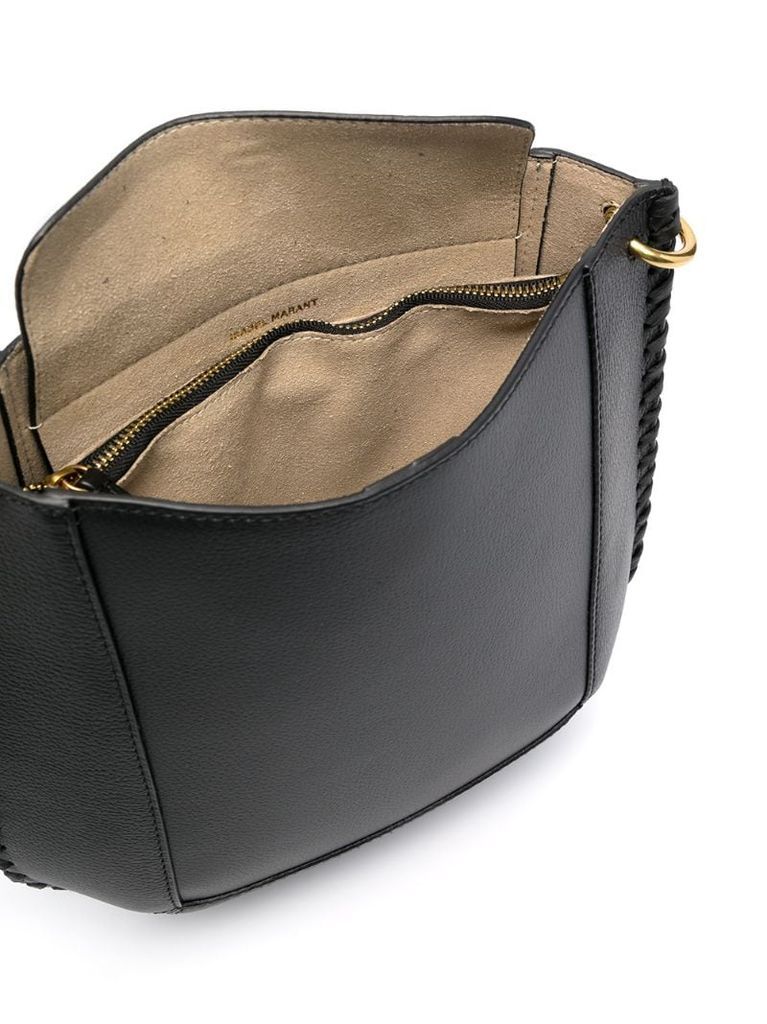 interwoven-detail shoulder bag