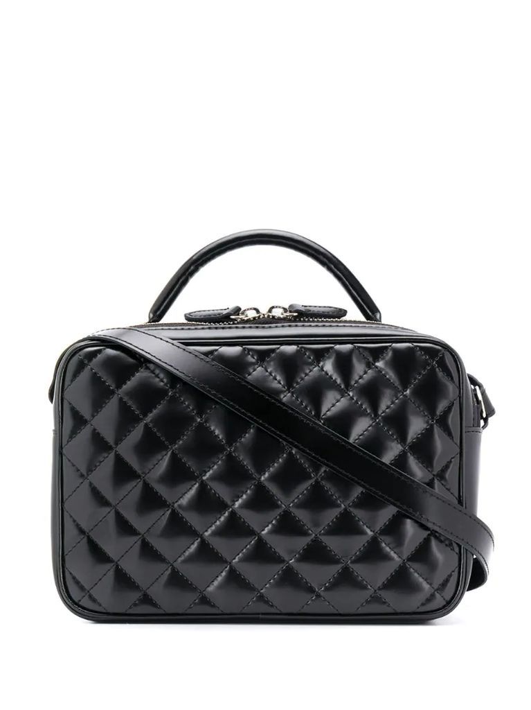 square quilted tote