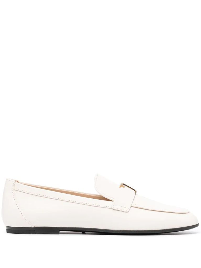 T buckle loafers