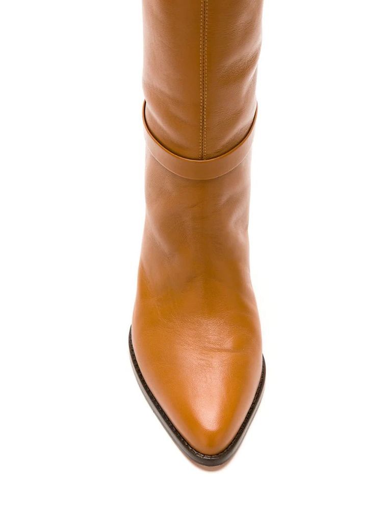 leather Bia boots