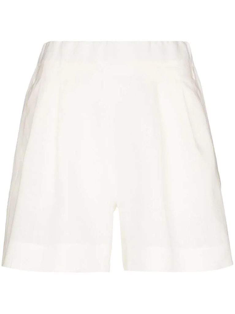 Zurich linen shorts