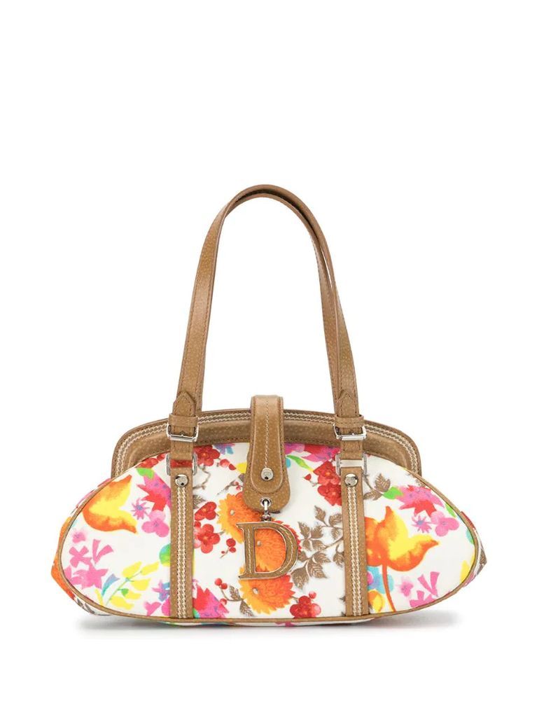 2006 pre-owned floral frame handbag