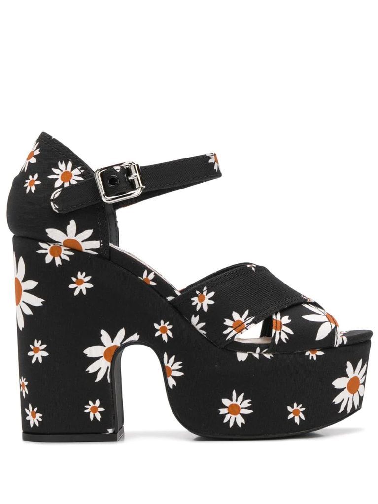 daisy gabardine sandals