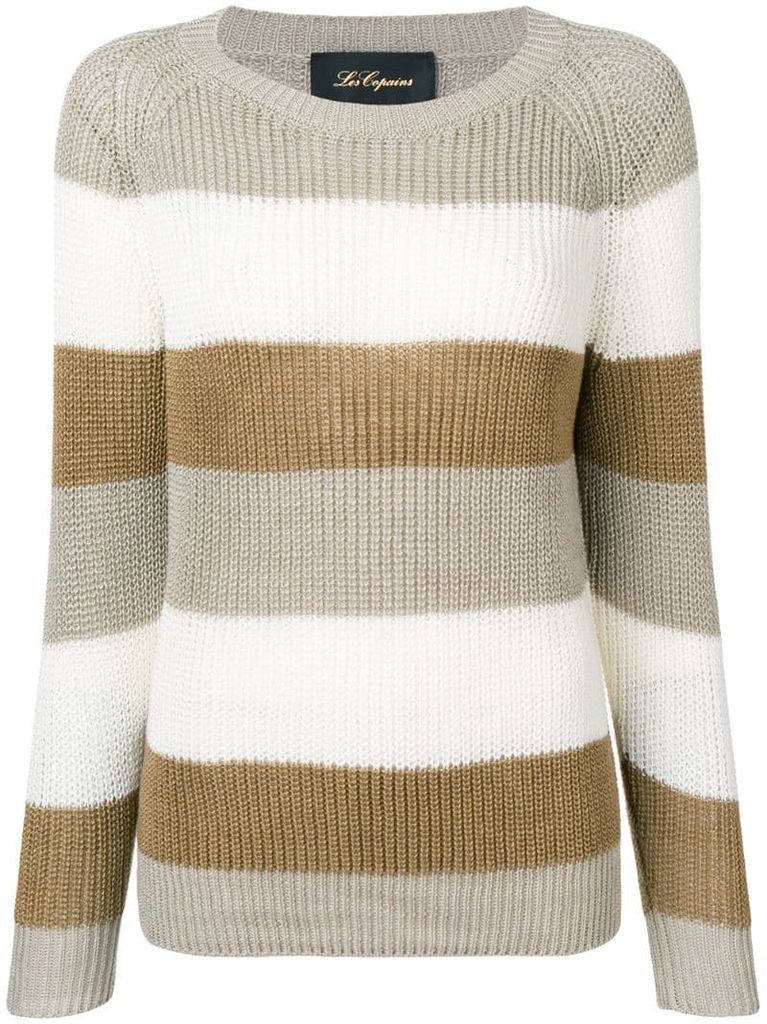 striped knitted sweater