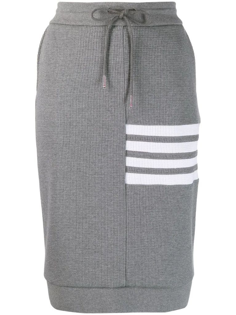 4-Bar stripe skirt