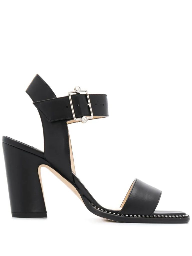 Minase 85mm block heel sandals