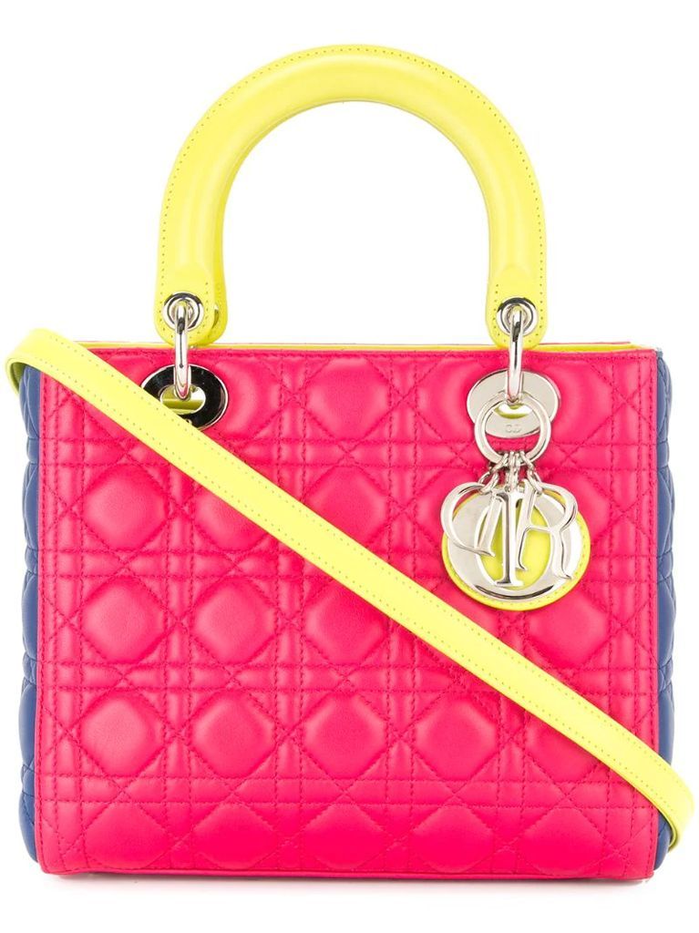 pre-owned Lady Dior 2way hand bag