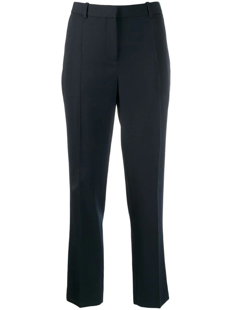 tailored pleated detail trousers