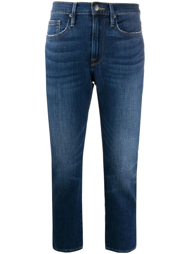 Le Pixie mid-rise slim jeans