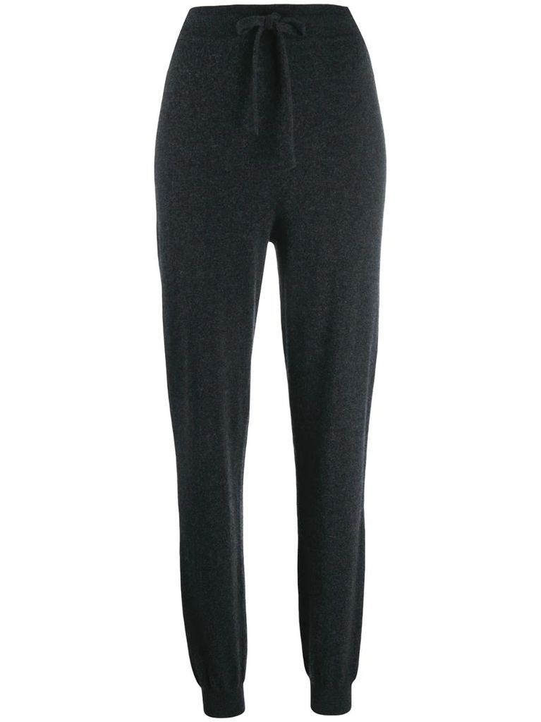 drawstring jogging style trousers