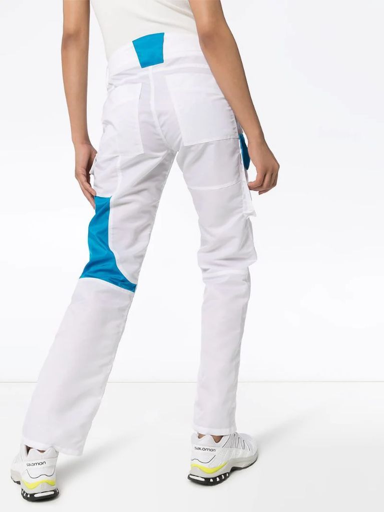 The Technical colour-block performance trousers