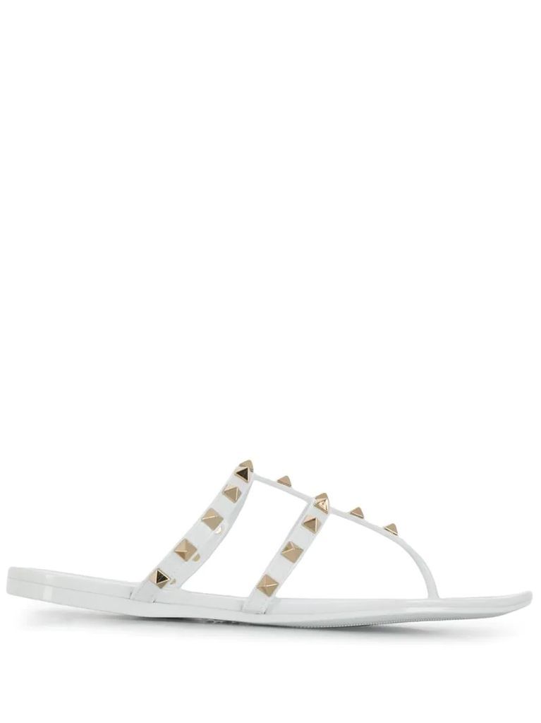 Rockstud thong-strap sandals