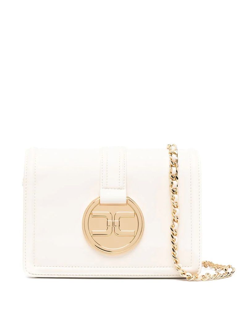 logo plaque shoulder bag