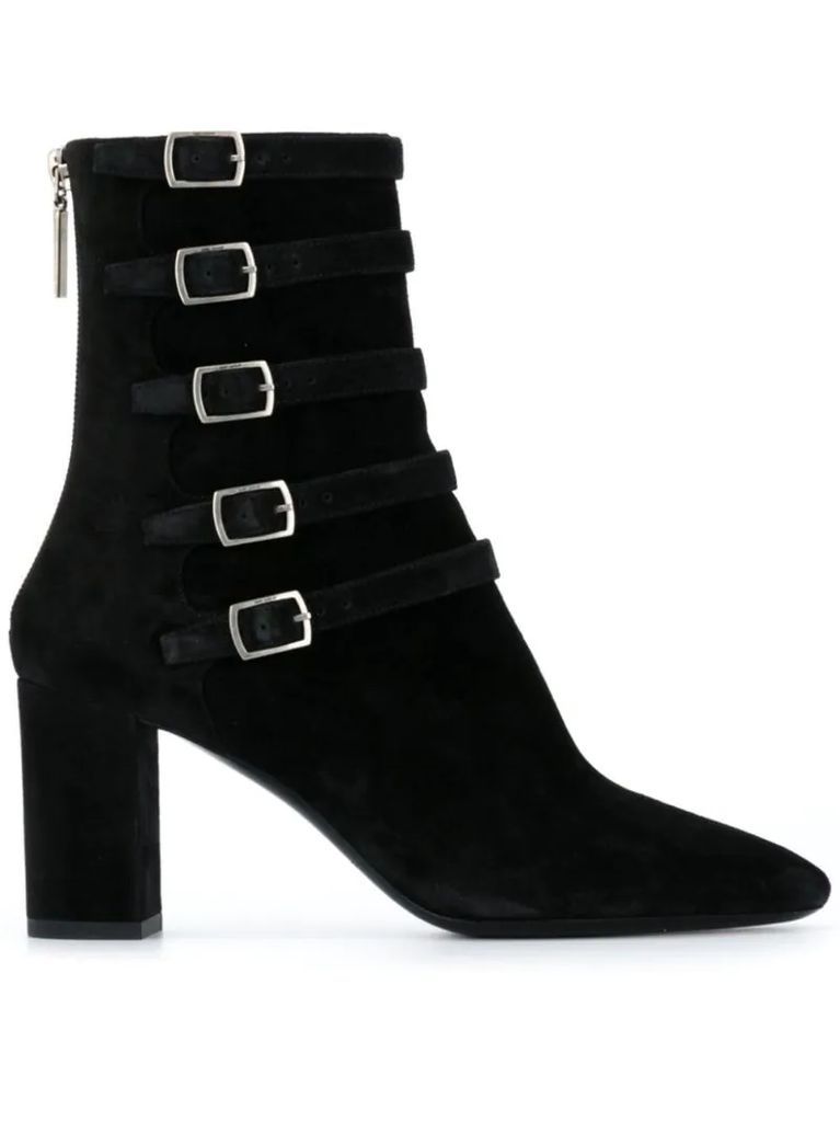 Lou buckle detail ankle boots