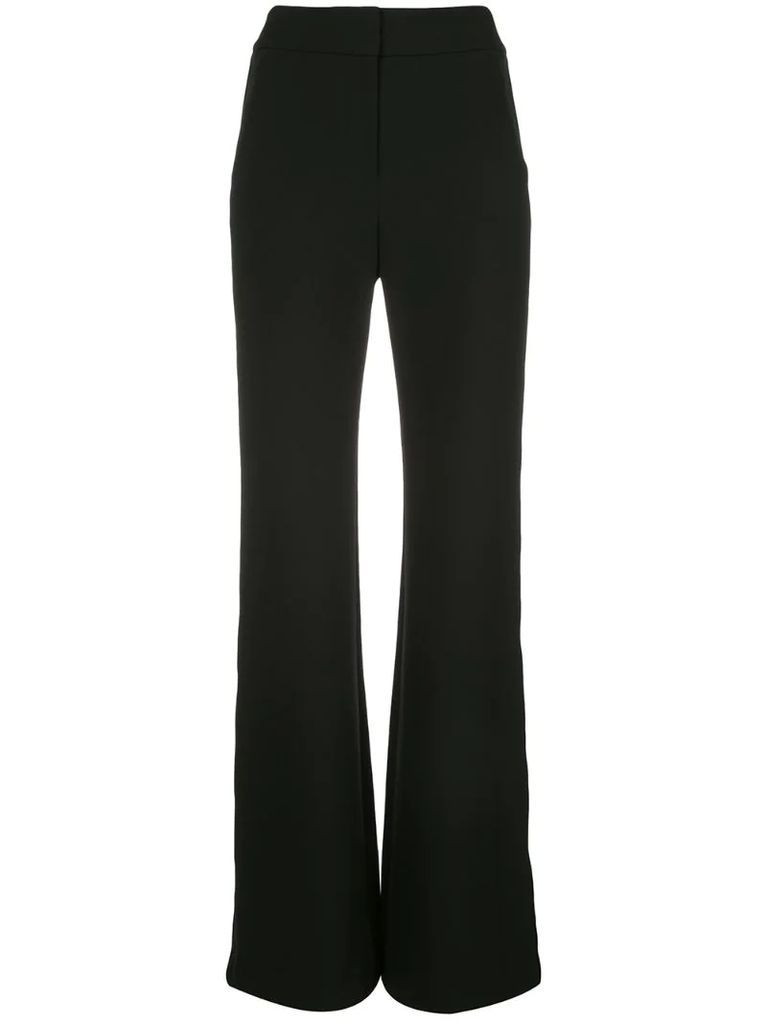 side trim detailed trousers