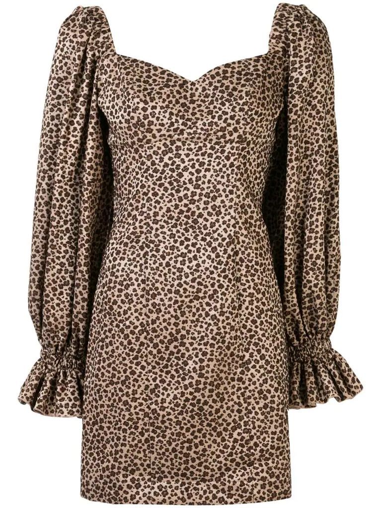 Embers leopard-print dress