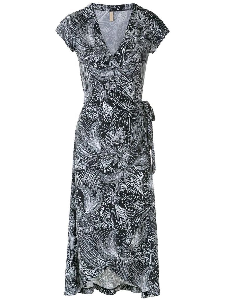 Falcão printed dress