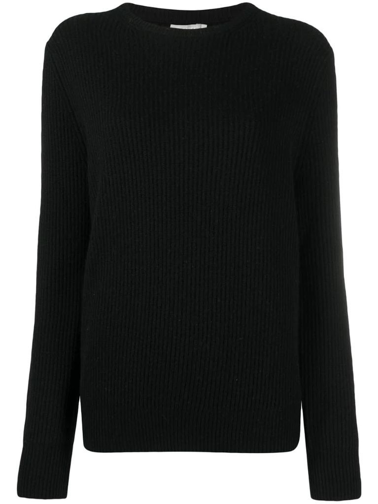 ribbed knit jumper