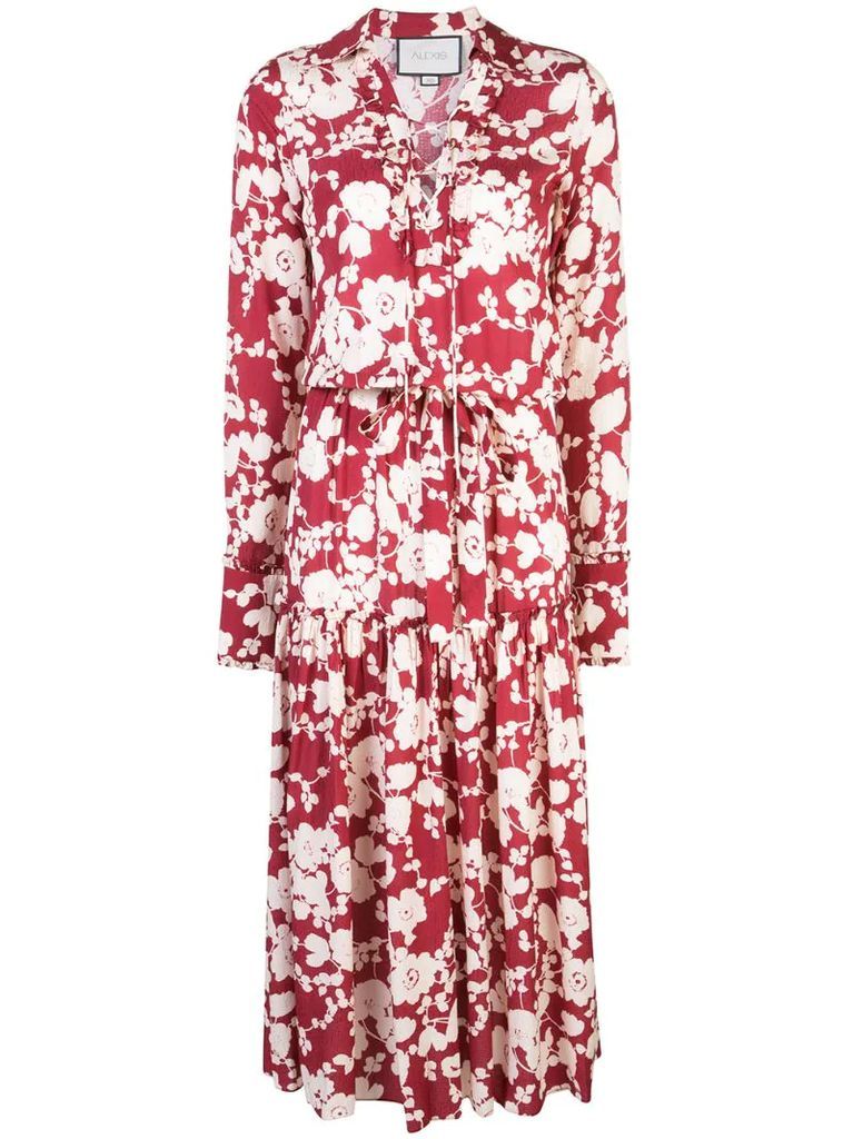 Ambrosia floral-print dress