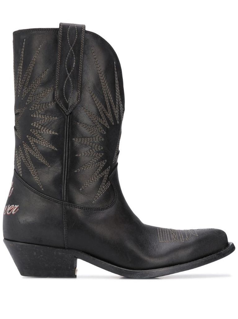 Wish Star 40mm cowboy boots