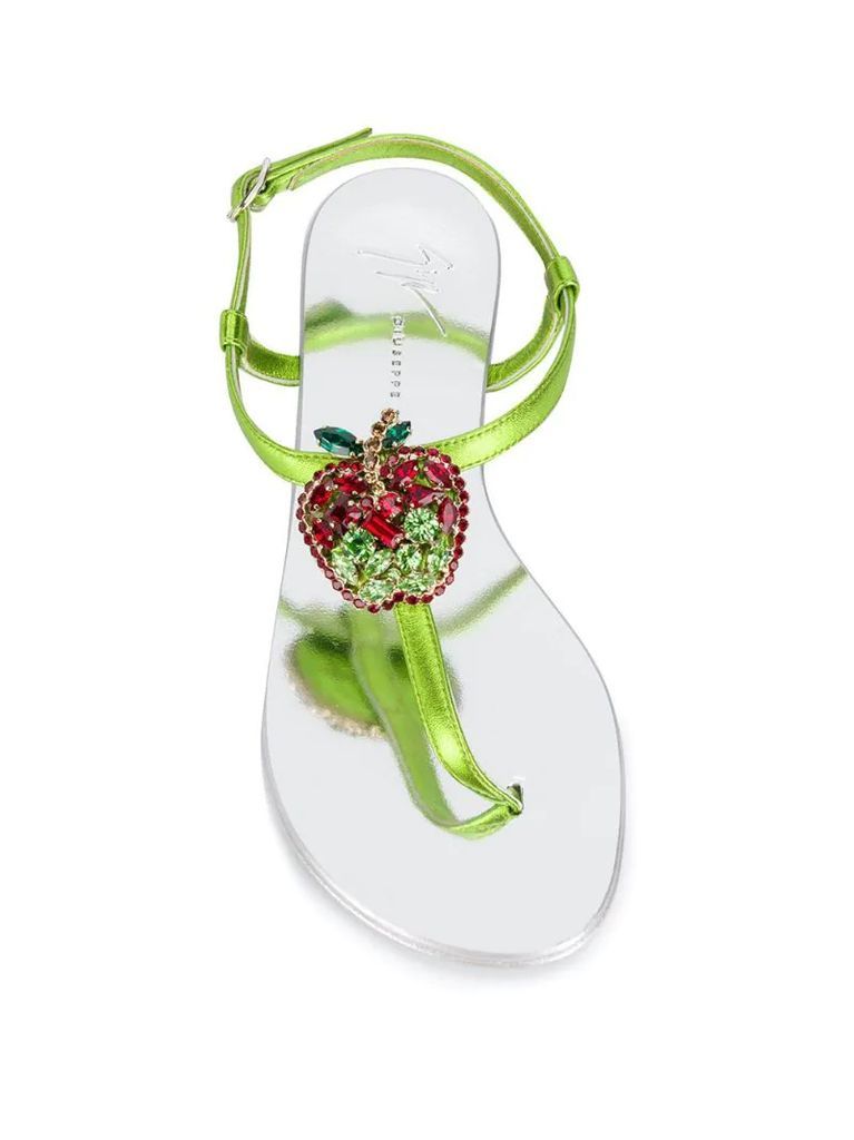 Berry sandals