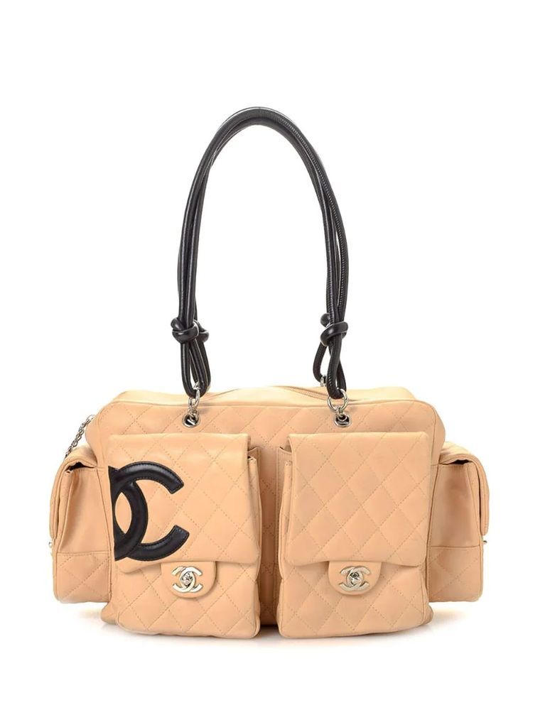 Cambon diamond quilted CC tote bag