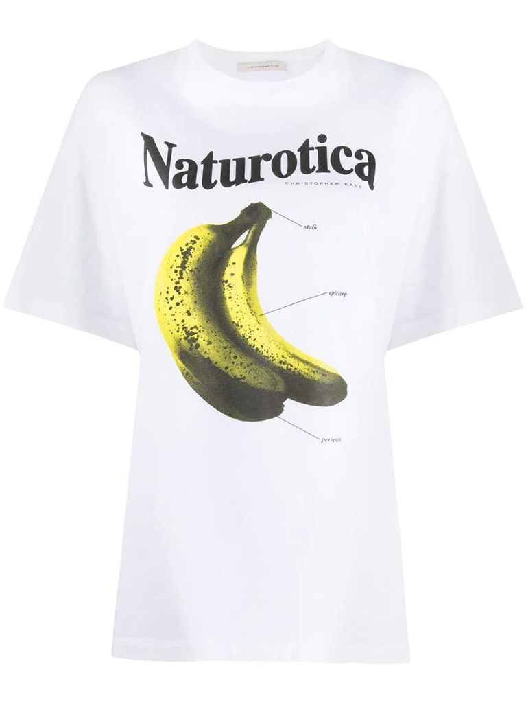 Naturotica banana print T-shirt