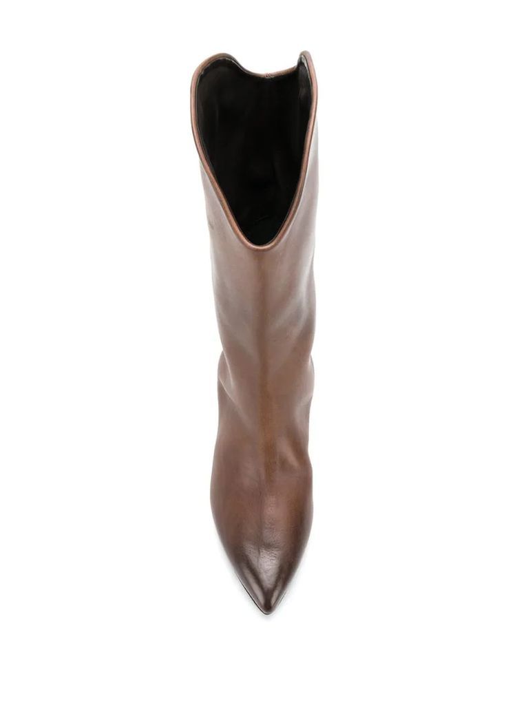 pointed cowboy boots