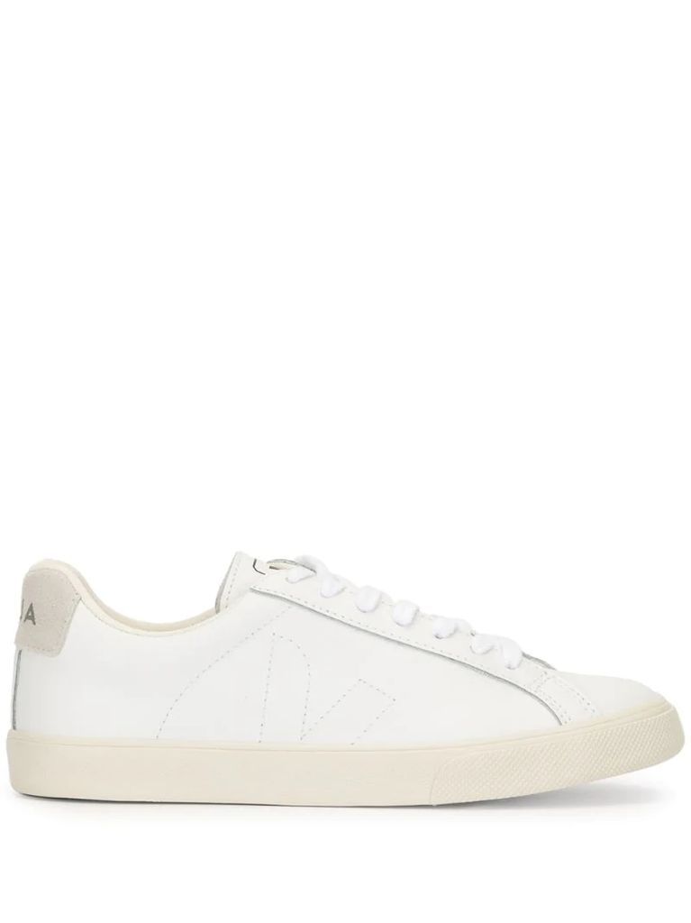 tonal classic leather trainers