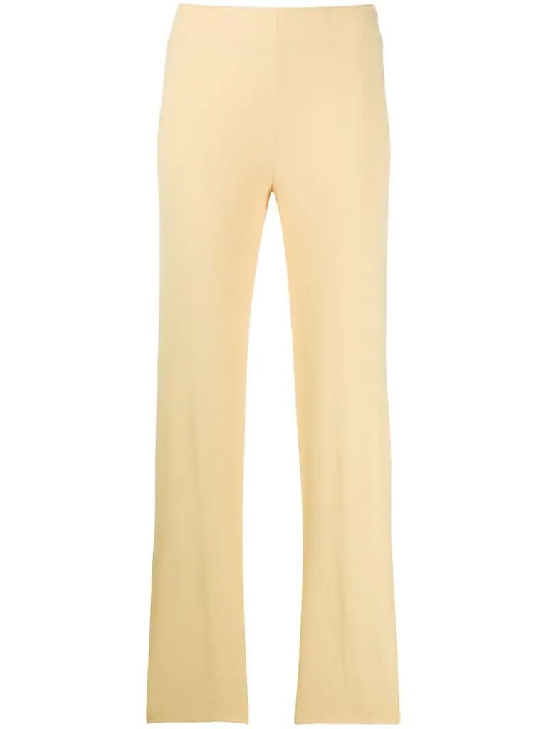 1990s mid-rise straight trousers