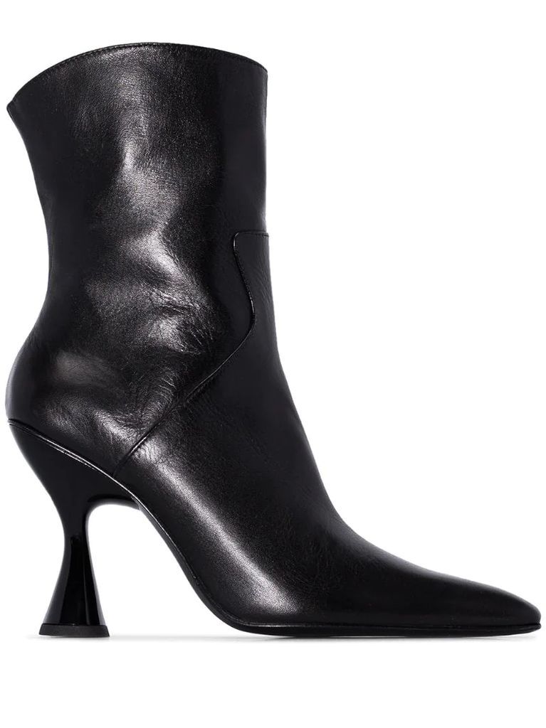 Stainless ankle boots