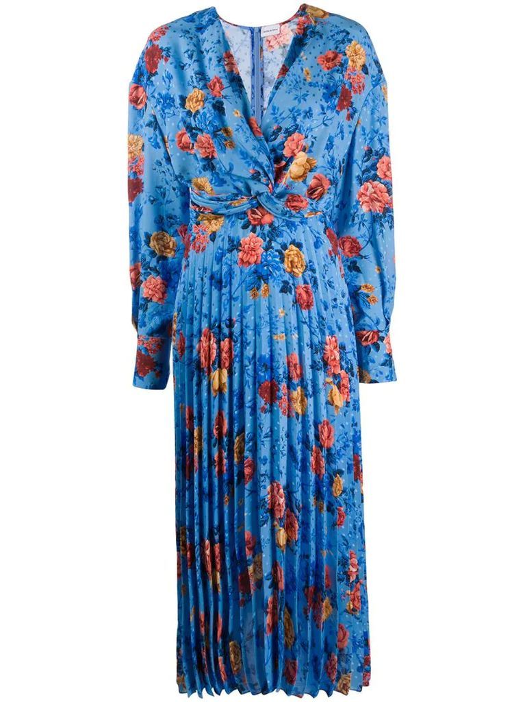 Milano floral print maxi dress
