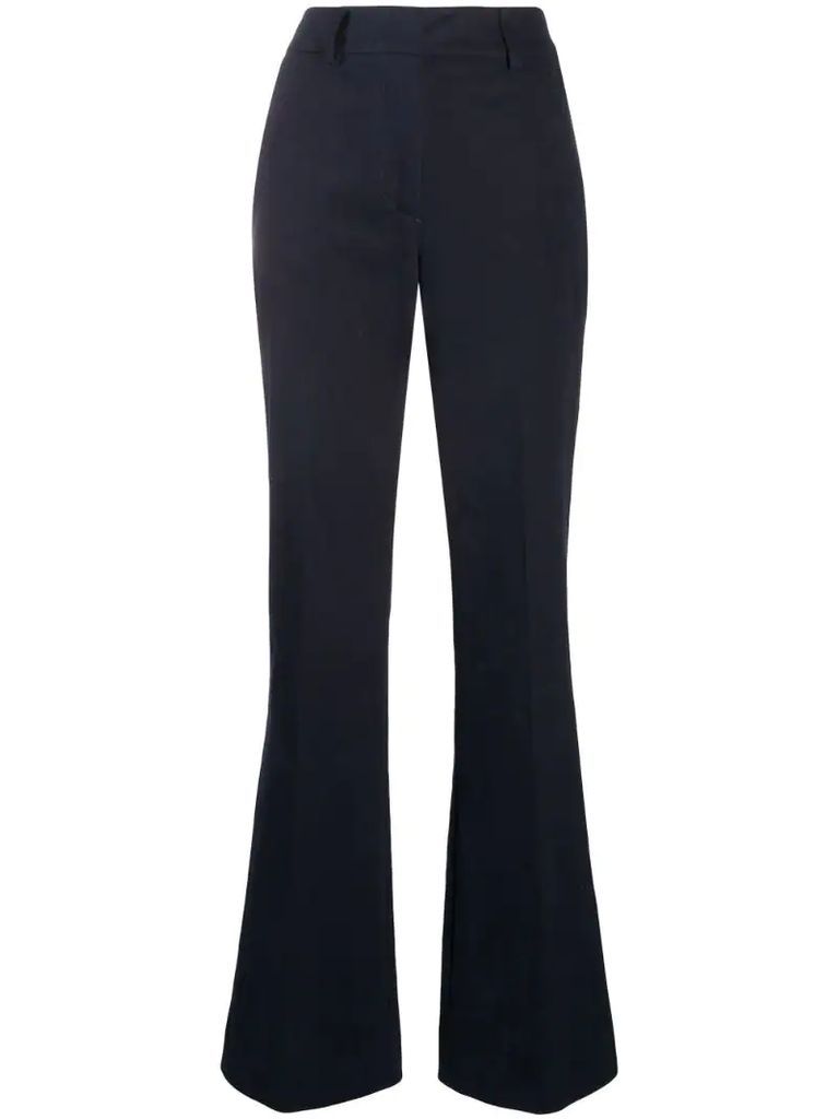 casual wide-leg trousers