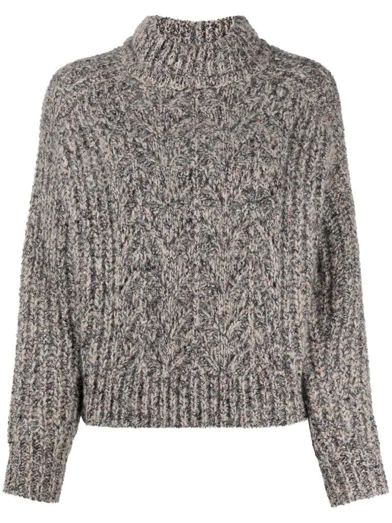 chunky knitted jumper