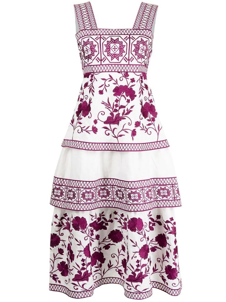 Verity embroidered dress