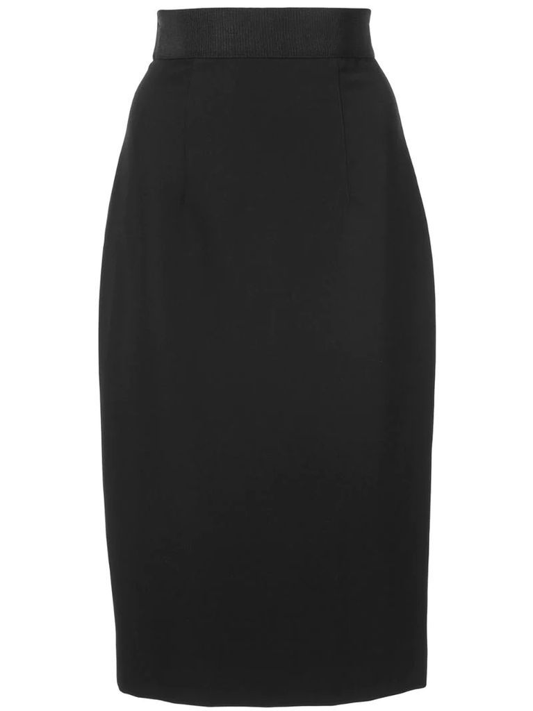 fitted pencil skirt