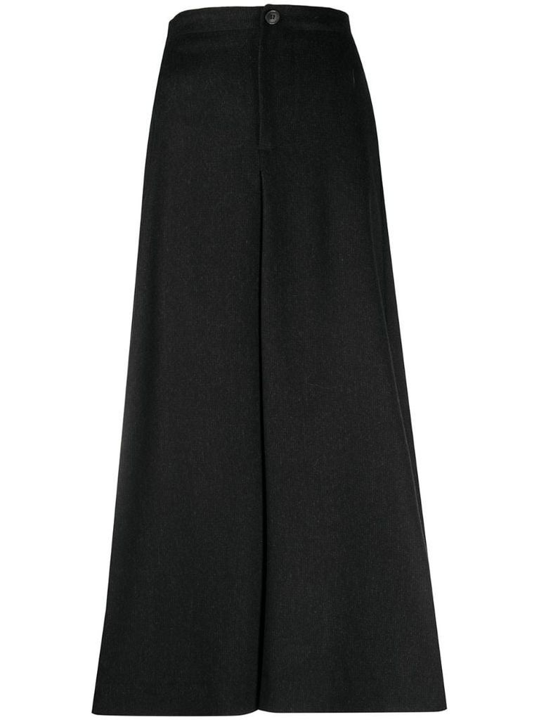 long A-line skirt
