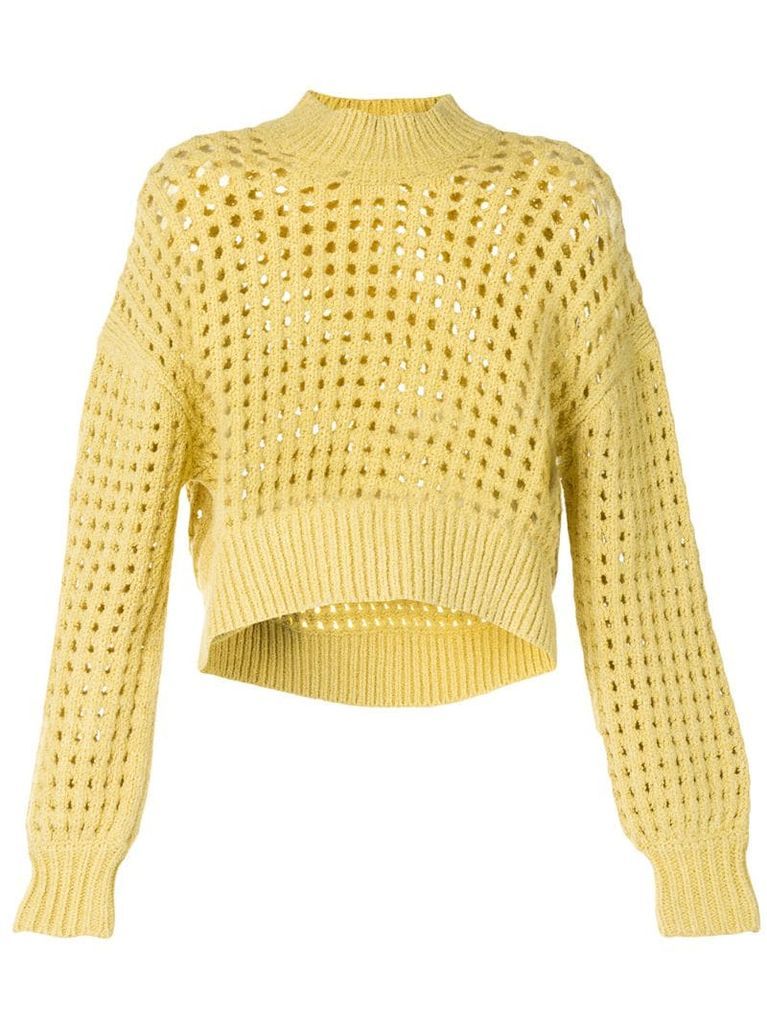 open knit jumper