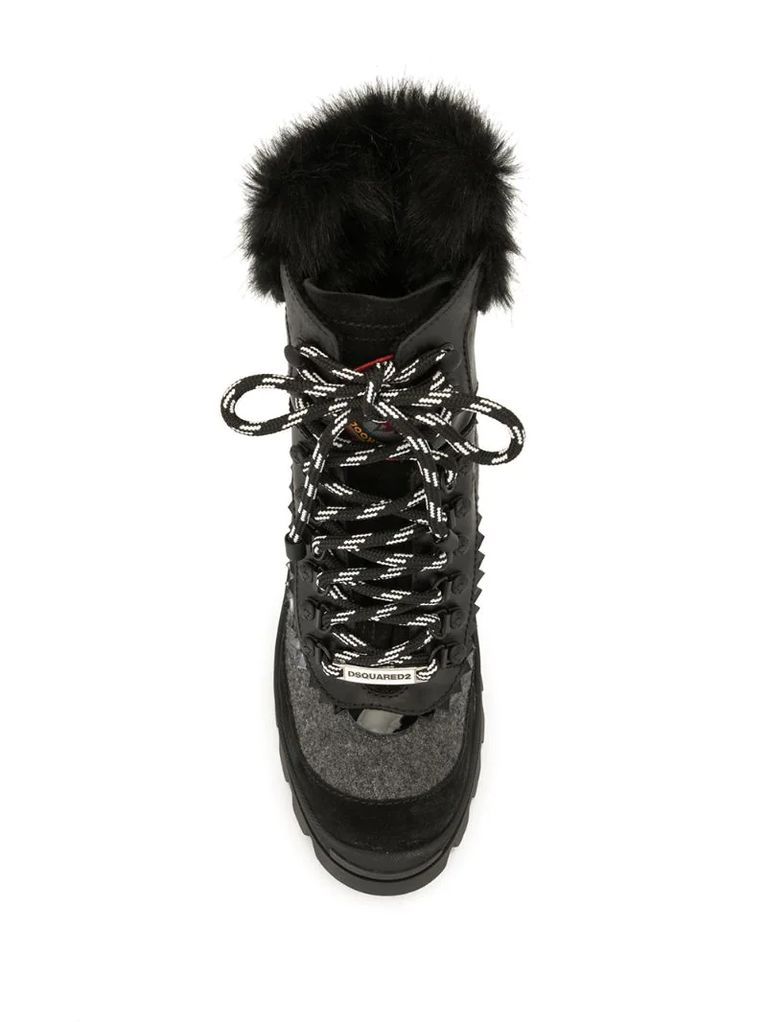 85mm hiker-style boots