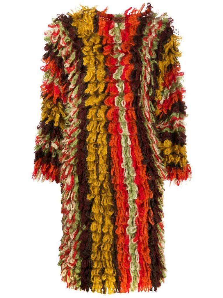 tassel wave knitted dress