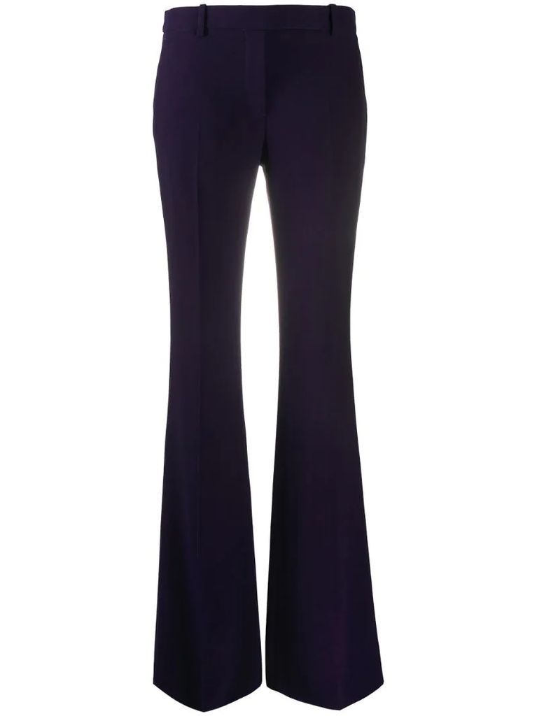 tailored bootcut trousers