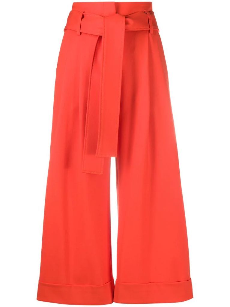 belted culottes