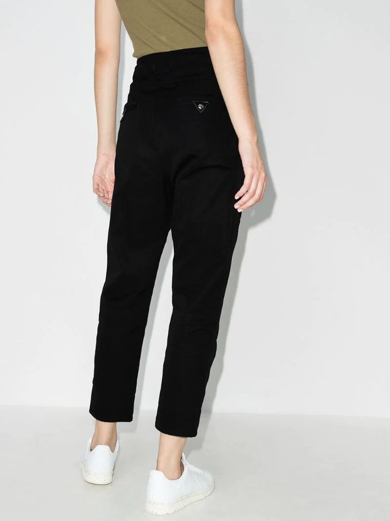 Raluniae tapered cargo trousers
