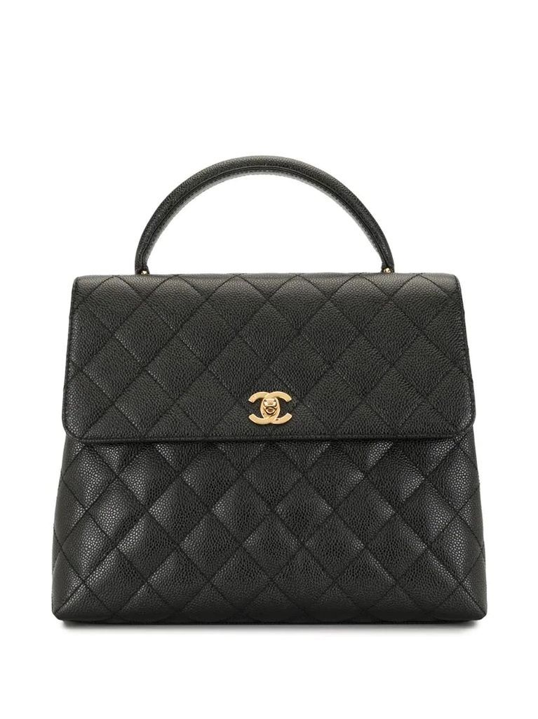 2002 diamond-quilted tote bag