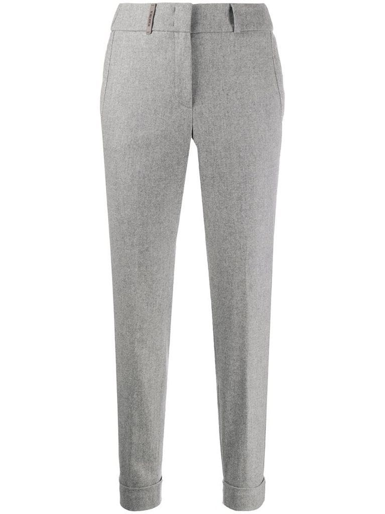 tailored fit trousers