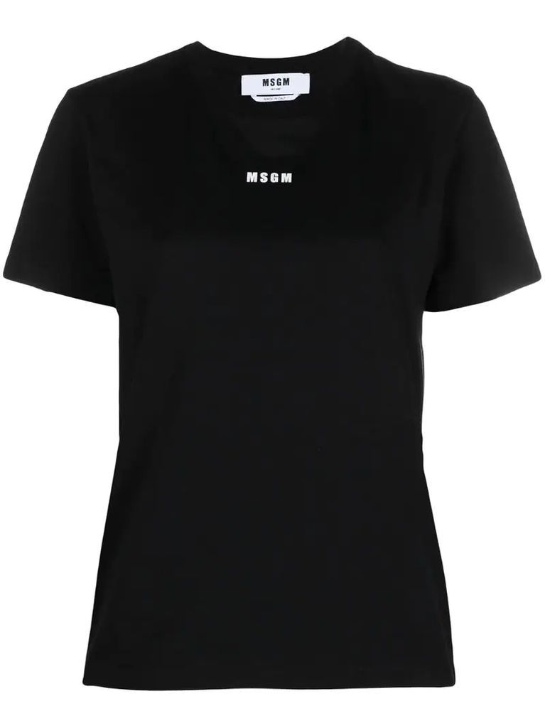 micro-logo crew neck T-shirt