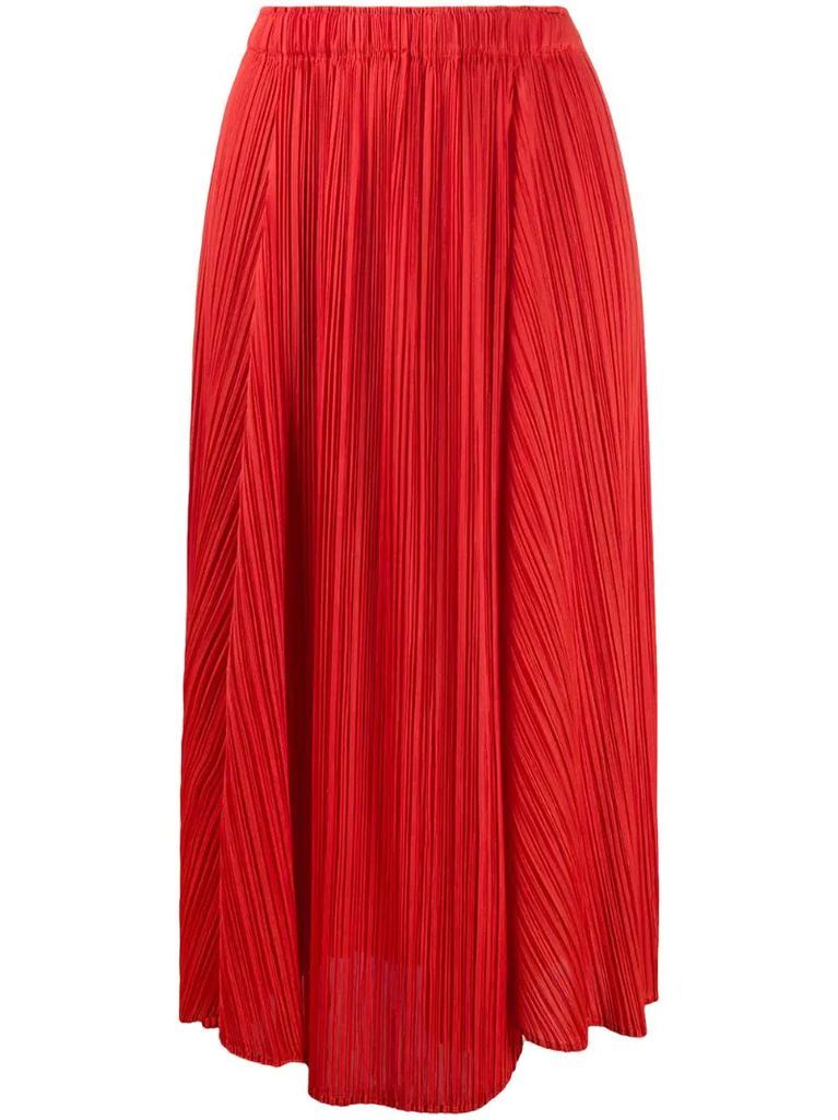 asymmetric pleats skirt