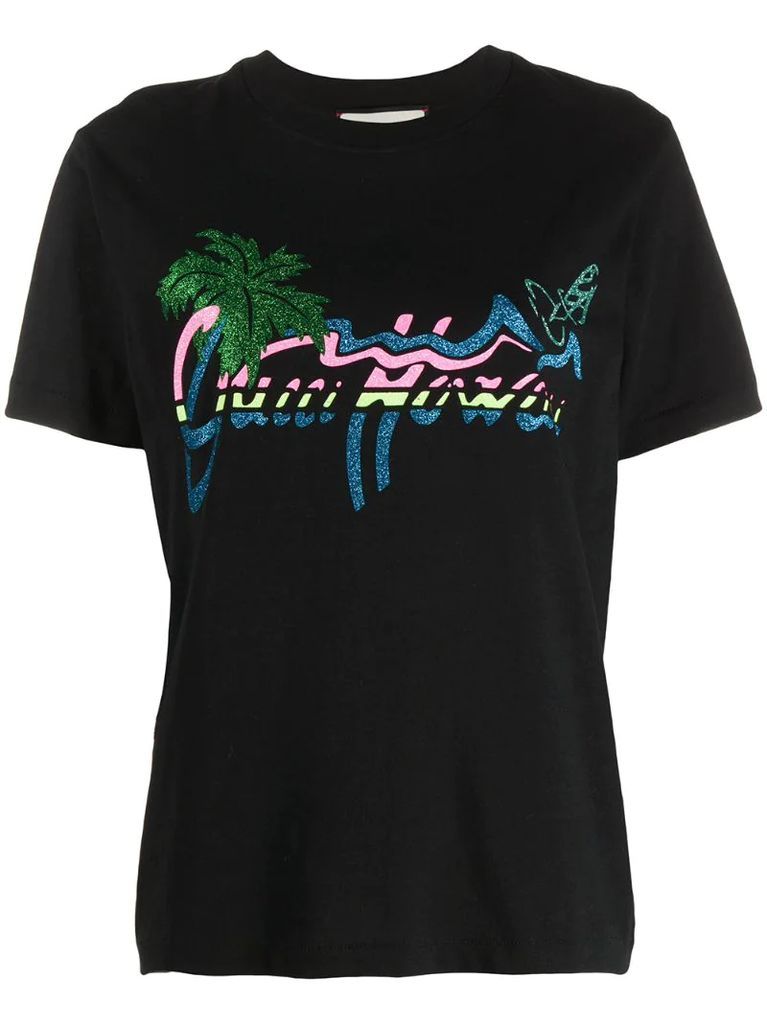 Hawaii print T-shirt